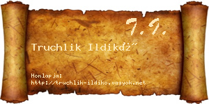Truchlik Ildikó névjegykártya